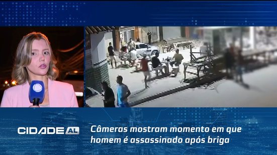 Câmeras mostram momento em que homem é assassinado após briga por causa de som alto