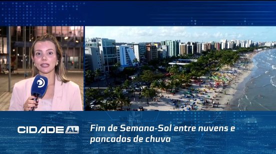 Sol entre nuvens e pancadas de chuva: Saiba a previsão completa para este sábado e domingo