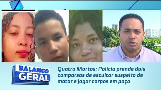 Polícia prende dois comparsas de escultor suspeito de matar e jogar corpos em poço