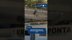 Terminal de ônibus está sem funcionar desde 2023 e moradores cobram solução | #CidadeAL