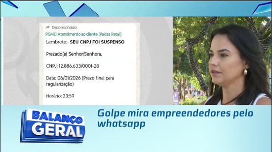 Golpe mira empreendedores pelo whatsapp