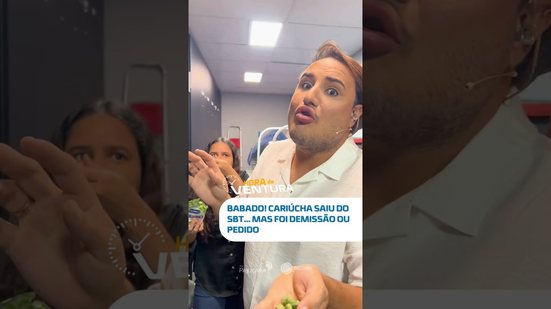 É BABADO: Cariúcha pediu demissão ou foi demitida? Troca do SBT pela RedeTV #HoraDoVentura
