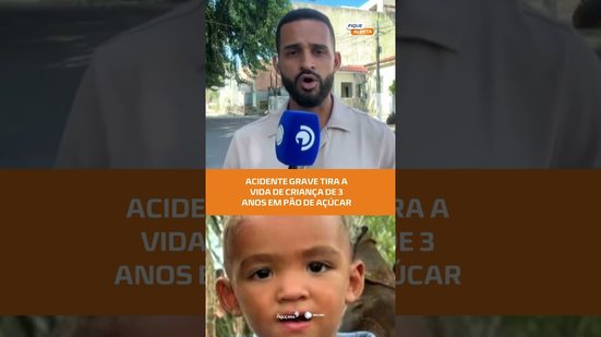 Criança de 3 anos morre em acidente entre moto e ônibus em AL #FiqueAlerta