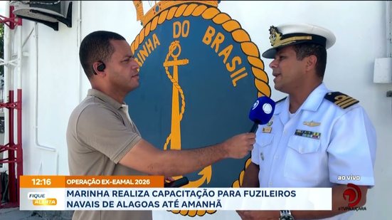 Marinha realiza capacitação para fuzileiros navais de Alagoas até amanhã