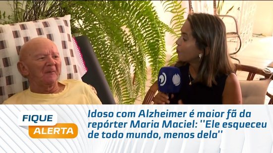 EMOCIONANTE: repórter Maria Maciel faz visita surpresa para fã