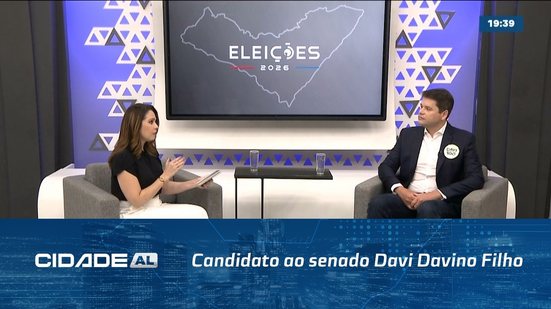Rodada de entrevistas no Cidade encerra com o candidato ao senado Davi Davino Filho