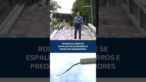 🚨FURTO DE FIOS: polícia investiga esquema ilegal de venda de cobre #CidadeAL