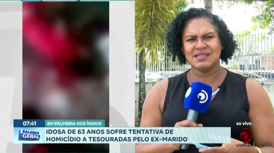 Idosa de 63 anos sofre tentativa de homicídio a tesourada pelo ex-marido