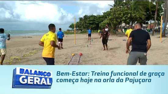 Bem-Estar: Treino funcional de graça começa hoje na orla da Pajuçara