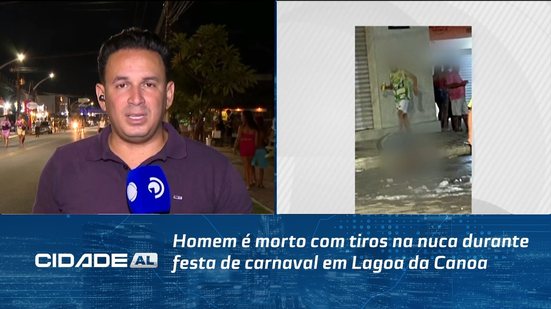 Homem é morto com tiros na nuca durante festa de carnaval em Lagoa da Canoa
