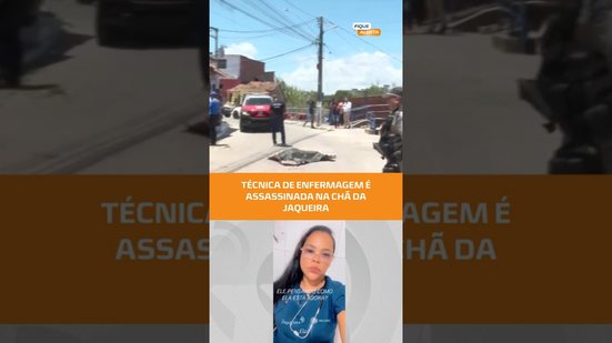 🚨Técnica de enfermagem é assassinada na Chã da Jaqueira  #FiqueAlerta
