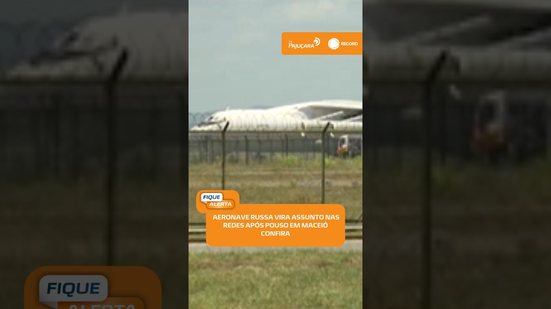 🚨 Avião cargueiro russo dos anos 70 pousa no Aeroporto Zumbi dos Palmares | #FiqueAlerta