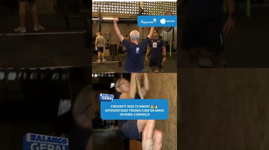 🔥Aos 73 anos, aposentado encara o crossfit e surpreende pela disposição #BalançoGeralAL