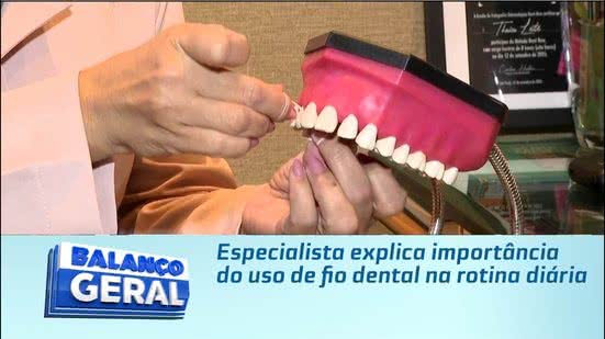 Especialista explica importância do uso de fio dental na rotina diária