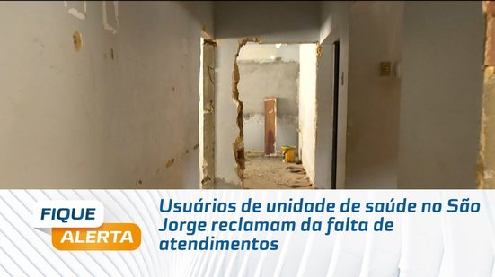 Usuários de unidade de saúde no São Jorge reclamam da falta de atendimentos
