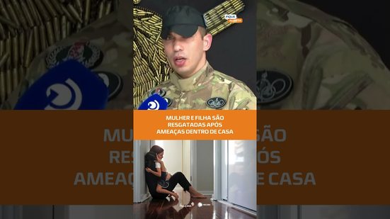 Tensão dentro de casa: família é ameaçada e suspeito é preso #FiqueAlerta