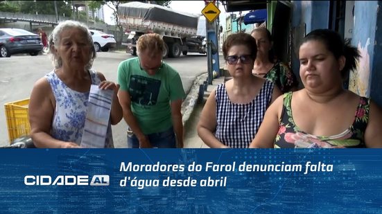 Moradores do Farol denunciam falta d'água desde abril