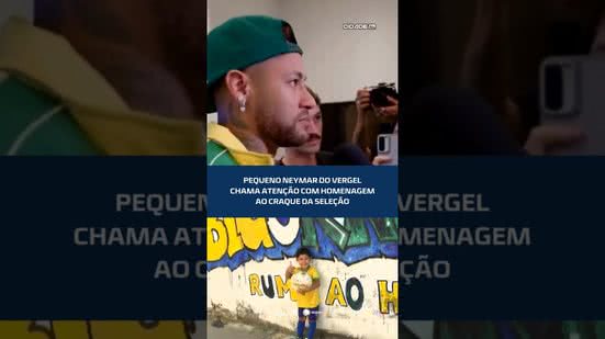 ⚽ Paixão pelo futebol: garoto carrega homenagem ao ídolo Neymar #CidadeAL