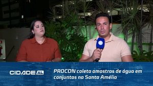 Após denúncias, PROCON coleta amostras de água em conjuntos na Santa Amélia