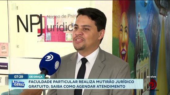 Faculdade particular realiza mutirão jurídico gratuito; Saiba como agendar atendimento