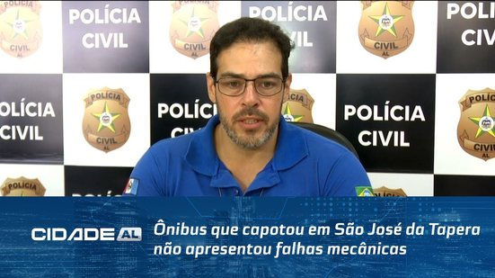 Ônibus que capotou em São José da Tapera não apresentou falhas mecânicas, aponta perícia