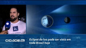 Eclipse da lua pode ser visto em todo Brasil Hoje