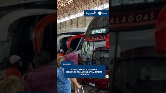 🚌 Idosos de baixa renda têm direito a 50% de desconto em passagens entre estados | #CidadeAL