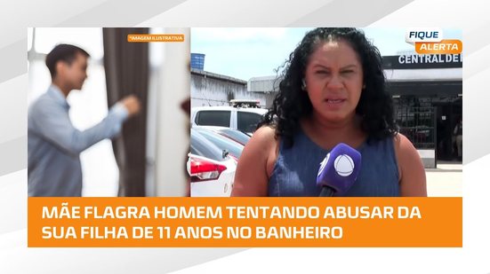 Homem pede para usar banheiro e é flagrado tentando abusar de criança; mãe flagrou crime