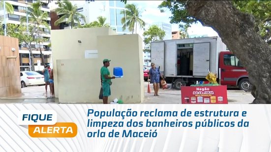 População reclama de estrutura e limpeza dos banheiros públicos da orla de Maceió
