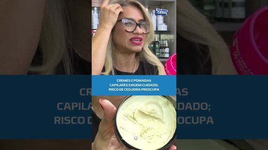 ⚠️CUIDADO: cremes capilares podem causar cegueira ao entrar em contato com os olhos #BalançoGeralAL