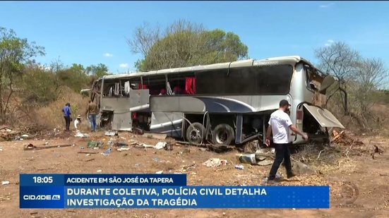 Durante coletiva, Polícia Civil detalha investigação da tragédia