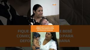 Bebê inicia tratamento com capacete ortopédico, após apelo no #FiqueAlerta