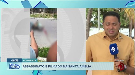 Assassinato é filmado na Santa Amélia