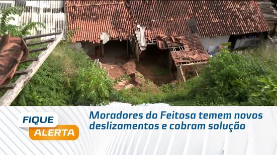 Moradores do Feitosa temem novos deslizamentos e cobram solução