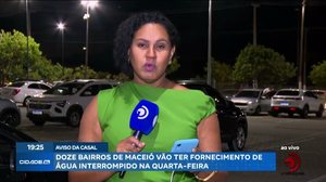 Doze bairros de Maceió vão ter fornecimento de água interrompido na Quarta-Feira