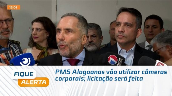PMS Alagoanos vão utilizar câmeras corporais; licitação será feita