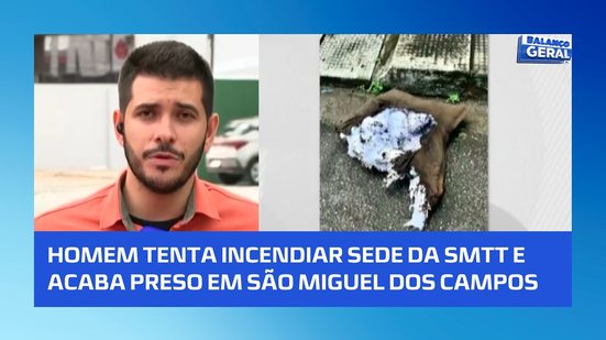 ⚠️ Motociclista é detido após ataque à sede da SMTT em São Miguel dos Campos