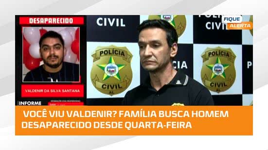 Família procura por Valdenir da Silva, desaparecido desde quarta-feira