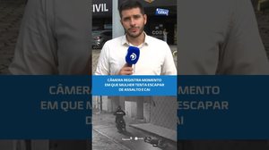 Flagrante: tentativa de assalto termina com vítima caindo durante fuga #BalançoGeralAL