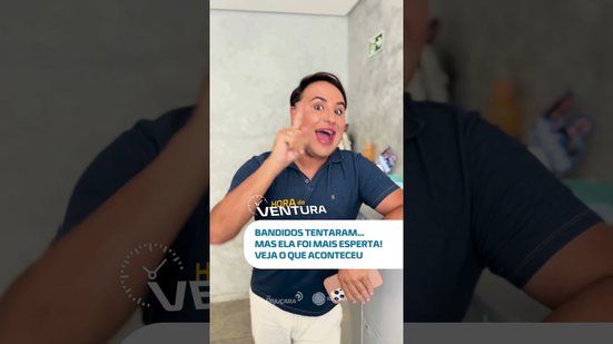 Apresentadora vive momento tenso com bandidos e reage de forma inesperada #HoraDoVentura