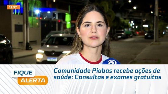 Comunidade Piabas recebe ações de saúde: Consultas e exames gratuitos