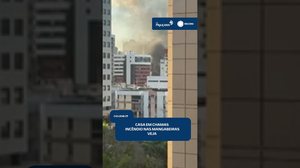 🚨 Casa é atingida por incêndio no bairro das Mangabeiras | #CidadeAL