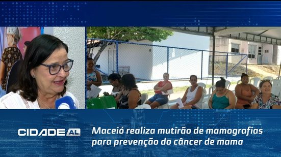 Maceió realiza mutirão de mamografias para prevenção do câncer de mama