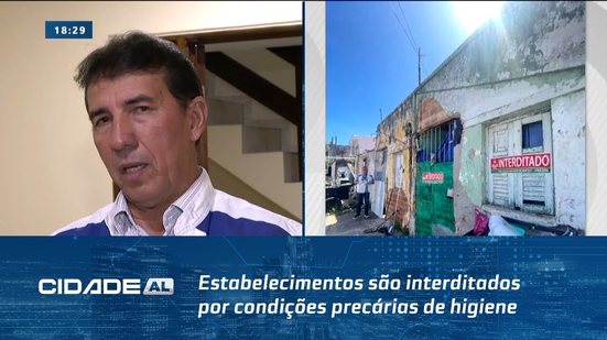 Estabelecimentos são interditados por condições precárias de higiene