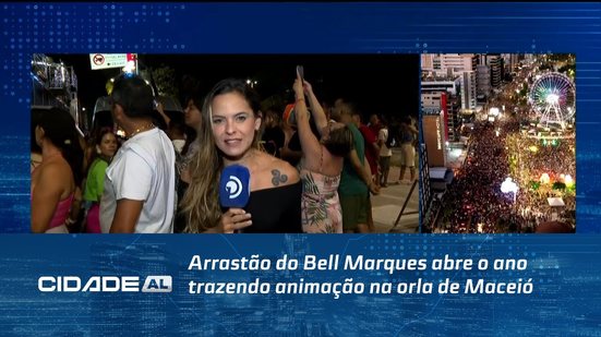 Arrastão do Bell Marques abre o ano trazendo animação na orla de Maceió