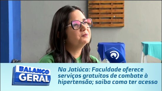 Na Jatiúca: Faculdade oferece serviços gratuitos de combate à hipertensão; saiba como ter acesso