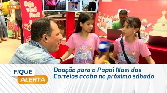 Doação para o Papai Noel dos Correios acaba no próximo sábado
