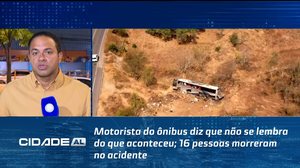 Motorista do ônibus diz que não se lembra do que aconteceu; 16 pessoas morreram no acidente