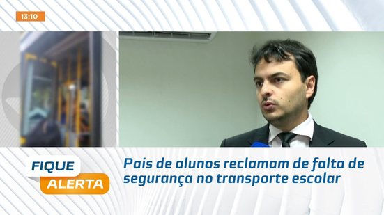 Pais de alunos reclamam de falta de segurança no transporte escolar