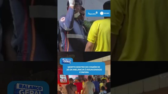🚨Zé da Melancia é assassinado dentro do comércio em União dos Palmares #BalançoGeralAL